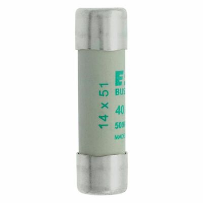 Eaton Sicherungseinsatz Nieders. 40A AC 500V 120kA CYL AM 14,#C14M40S