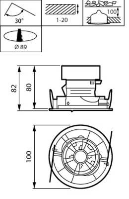 Philips Lighting LED-Strahler 3000K RS321B 7S/ #59072400