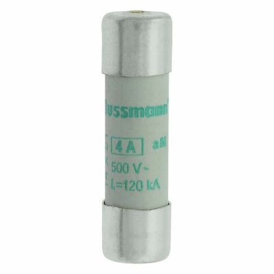 Eaton Sicherungseinsatz Nieders. 4A AC 500V 120kA CYL AM 14,#C14M4S