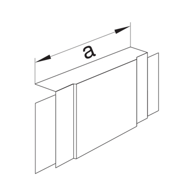 Tehalit T-Stück halogenfrei 60x110mm lgrau M66867035