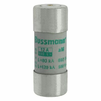 Eaton Sicherungseinsatz Nieders. 12A AC 690V 80kA CYL AM 22,#C22M12S