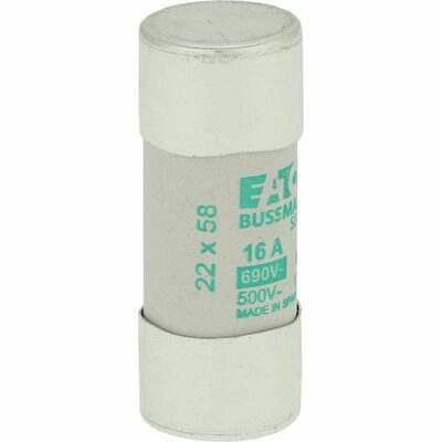 Eaton Sicherungseinsatz Nieders. 16A AC 690V 80kA CYL AM 22,#C22M16S