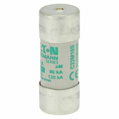 Eaton Sicherungseinsatz Nieders. 16A AC 690V 80kA CYL AM 22,#C22M16S