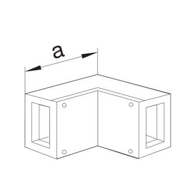 Tehalit Inneneck 100x160mm verzinkt R3051VERZ