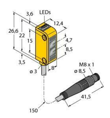 Turck Opto-Sensor Einweglichtschranke Q12RP6RQ3