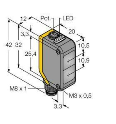 Turck Opto Sensor Lichttaster Q20NDQ7