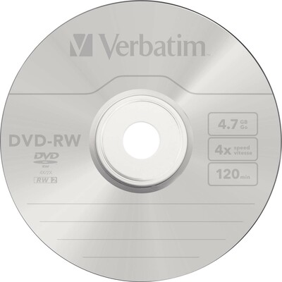 Verbatim DVD-RW Jewelcase 5 Discs 43285 (VE5)