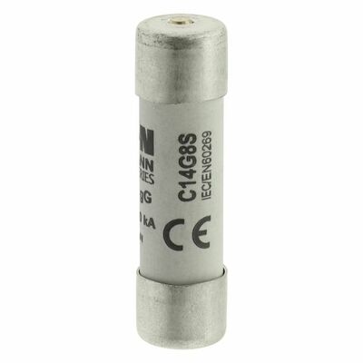 Eaton Sicherungseinsatz Nieders. 8A AC 500V 120kA CYL GG 14,#C14G8S