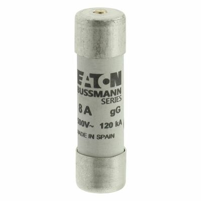 Eaton Sicherungseinsatz Nieders. 8A AC 500V 120kA CYL GG 14,#C14G8S