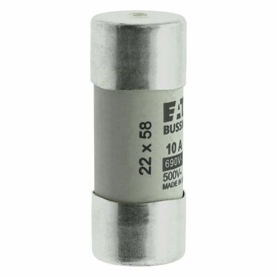 Eaton Sicherungseinsatz Nieders. 10A AC 690V 80kA CYL GG 22,#C22G10S