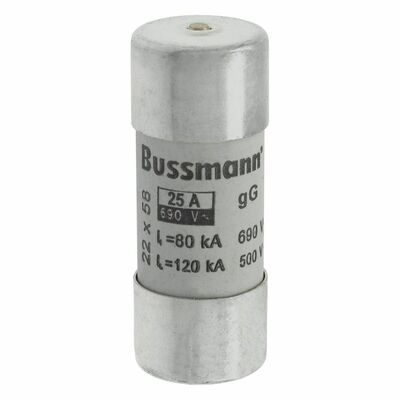 Eaton Sicherungseinsatz Nieders. 25A AC 690V 80kA CYL GG 22,#C22G25S