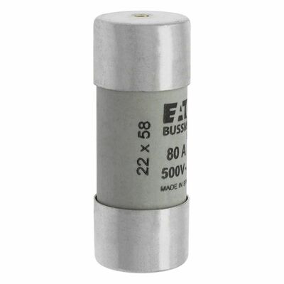 Eaton Sicherungseinsatz Nieders. 80A AC 500V 120kA CYL GG 22,#C22G80S
