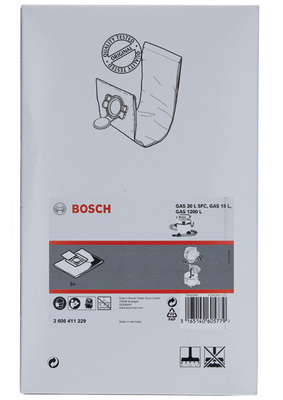 Bosch Power Tools Vliesbeutel, passend zu GAS 20 L 2605411229