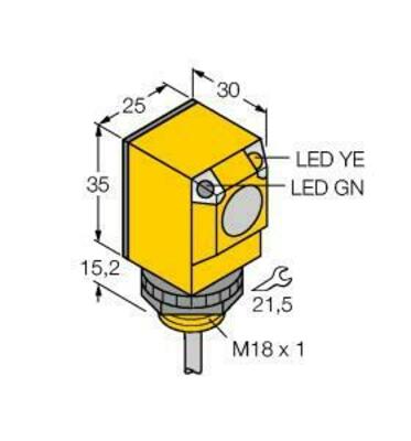 Turck Opto-Sensor Einweglichtschranke Q256E W/30"
