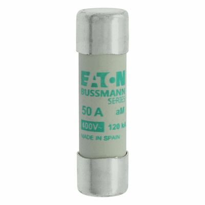 Eaton Sicherungseinsatz Nieders. 50A AC 400V 120kA CYLINDRICA#C14M50