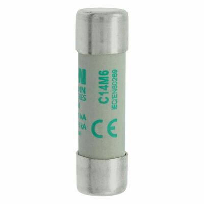Eaton Sicherungseinsatz Nieders. 6A AC 690V 80kA CYLINDRICA#C14M6