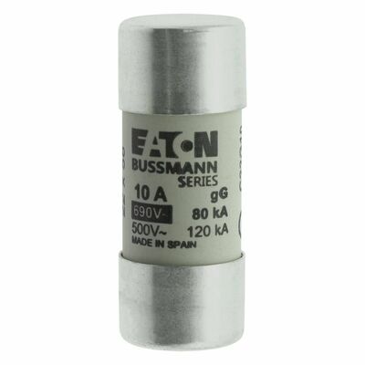 Eaton Sicherungseinsatz Nieders. 10A AC 690V 80kA CYLINDRICA#C22G10