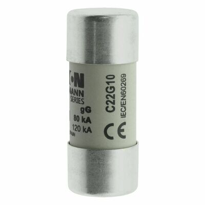Eaton Sicherungseinsatz Nieders. 10A AC 690V 80kA CYLINDRICA#C22G10