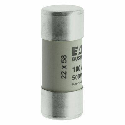 Eaton Sicherungseinsatz Nieders. 100A AC 500V 120kA CYLINDRICA#C22G100