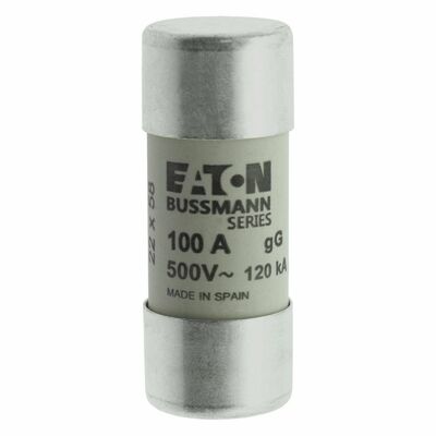 Eaton Sicherungseinsatz Nieders. 100A AC 500V 120kA CYLINDRICA#C22G100