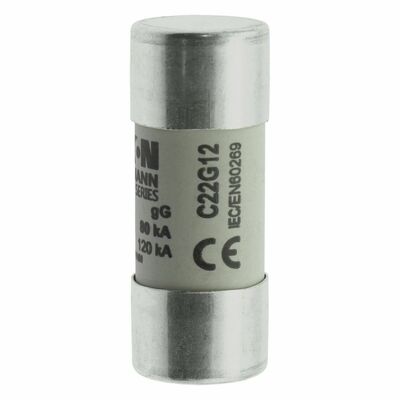 Eaton Sicherungseinsatz Nieders. 12A AC 690V 80kA CYLINDRICA#C22G12