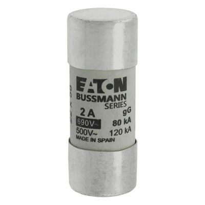 Eaton Sicherungseinsatz Nieders. 2A AC 690V 80kA CYLINDRICA#C22G2