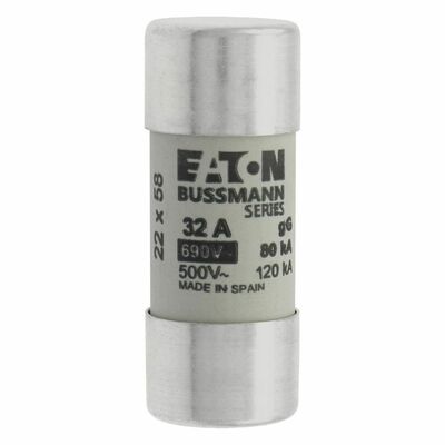 Eaton Sicherungseinsatz Nieders. 32A AC 690V 80kA CYLINDRICA#C22G32