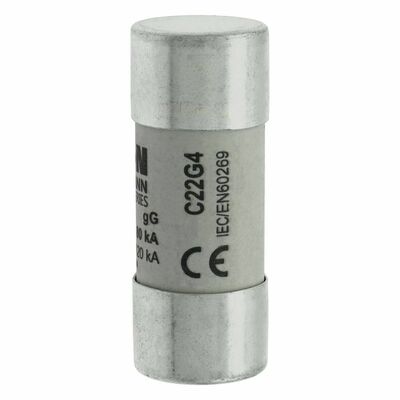 Eaton Sicherungseinsatz Nieders. 4A AC 690V 80kA CYLINDRICA#C22G4
