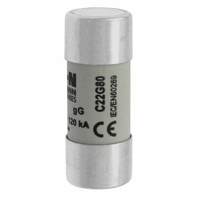 Eaton Sicherungseinsatz Nieders. 80A AC 500V 120kA CYLINDRICA#C22G80