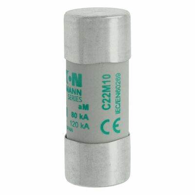 Eaton Sicherungseinsatz Nieders. 10A AC 690V 80kA CYLINDRICA#C22M10