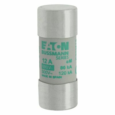 Eaton Sicherungseinsatz Nieders. 12A AC 690V 80kA CYLINDRICA#C22M12