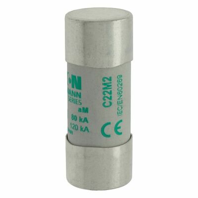 Eaton Sicherungseinsatz Nieders. 2A AC 690V 80kA CYLINDRICA#C22M2