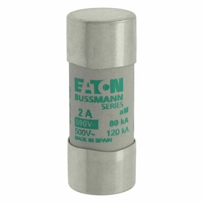 Eaton Sicherungseinsatz Nieders. 2A AC 690V 80kA CYLINDRICA#C22M2