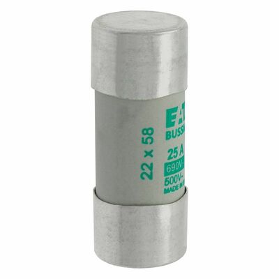 Eaton Sicherungseinsatz Nieders. 25A AC 690V 80kA CYLINDRICA#C22M25