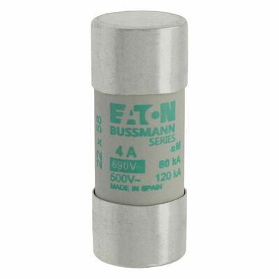 Eaton Sicherungseinsatz Nieders. 4A AC 690V 80kA CYLINDRICA#C22M4