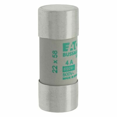 Eaton Sicherungseinsatz Nieders. 4A AC 690V 80kA CYLINDRICA#C22M4
