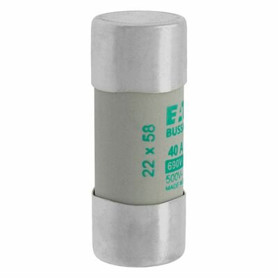 Eaton Sicherungseinsatz Nieders. 40A AC 690V 80kA CYLINDRICA#C22M40