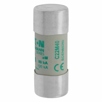 Eaton Sicherungseinsatz Nieders. 40A AC 690V 80kA CYLINDRICA#C22M40