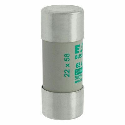 Eaton Sicherungseinsatz Nieders. 63A AC 690V 80kA CYLINDRICA#C22M63