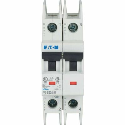 Eaton Leitungsschutzschalter 2p. 20A Charakt.: B FAZ-B20/2-RT