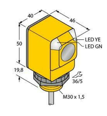 Turck Opto Sensor Lichtschranke Q40SN6LP W/30