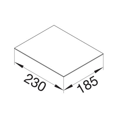 Tehalit Deckeleinlage Pappe 2 mm VEDEQ12P2