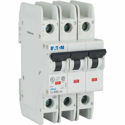 Eaton Leitungsschutzschalter 3p. 40A Charakt.: B FAZ-B40/3-NA