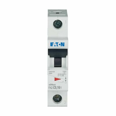 Eaton Leitungsschutzschalter 1p. 0,16A Charakt.: C FAZ-C0,16/1
