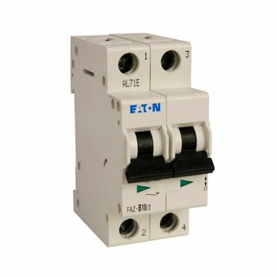 Eaton Leitungsschutzschalter 2p. 0,5A Charakt.: C FAZ-C0,5/2-NA