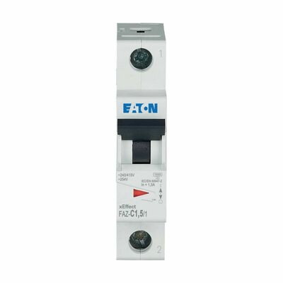 Eaton Leitungsschutzschalter 1p. 1,5A Charakt.: C FAZ-C1,5/1
