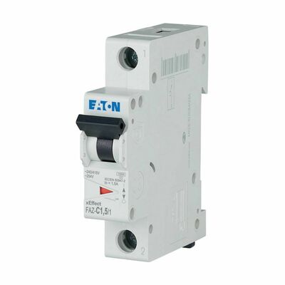 Eaton Leitungsschutzschalter 1p. 1,5A Charakt.: C FAZ-C1,5/1