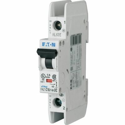 Eaton Leitungsschutzschalter 1p. 10A Charakt.: C, DC FAZ-C10/1-NA-DC