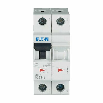 Eaton Leitungsschutzschalter 1p. 5A Charakt.: C FAZ-C5/1N