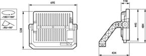 Philips Lighting LED Scheinwerfer 4000K dimmbar BVP5181720 #36333600